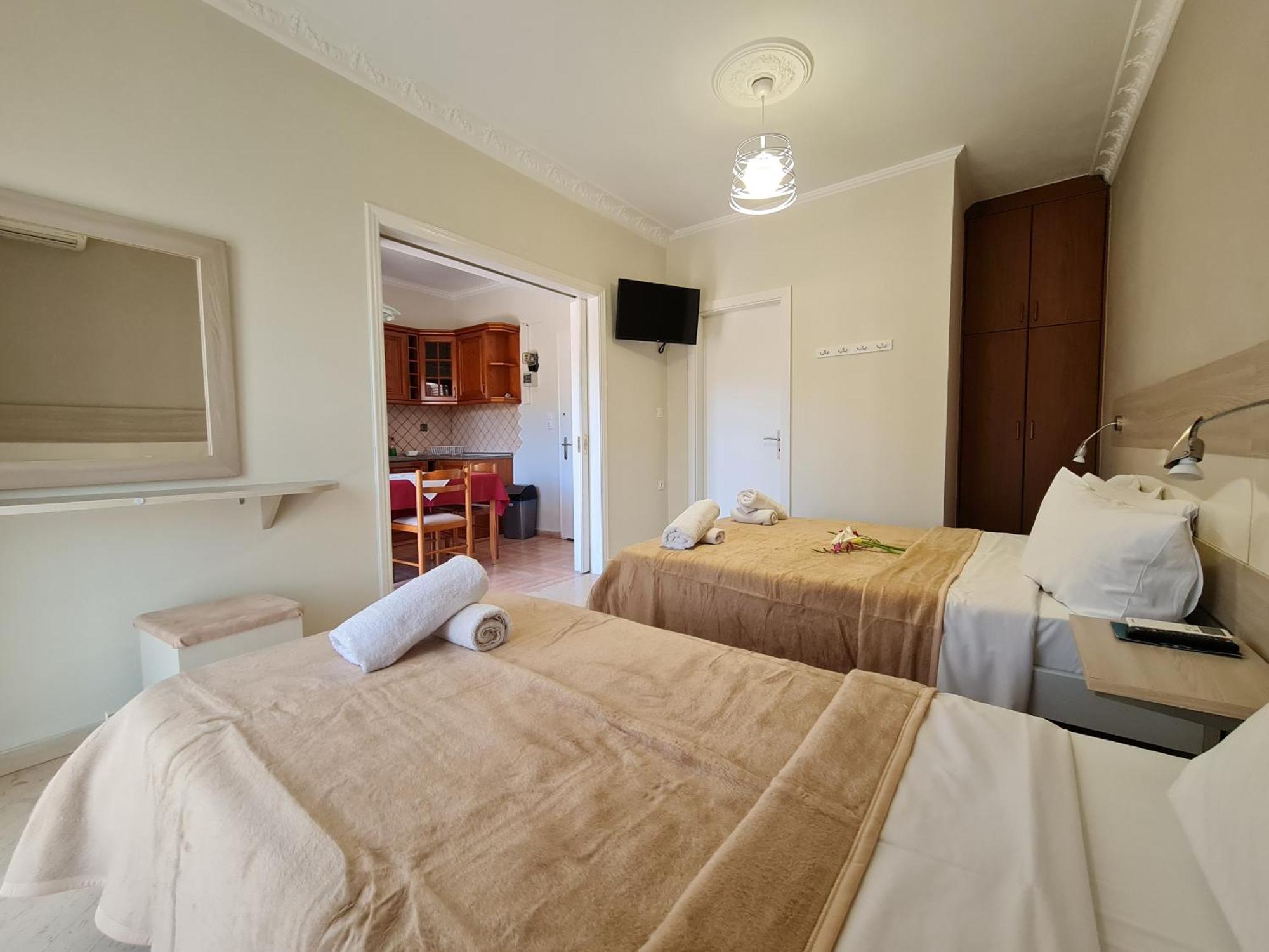 Zigos Apartments 伊古迈尼察 客房 照片